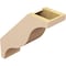 Ekena Millwork 5-inch W x 14-inch D x 14-inch H Funston Rough Cedar Woodgrain TimberThane Knee Brace, Primed BRCUR05X14X14FSTRCPR - alternate 6